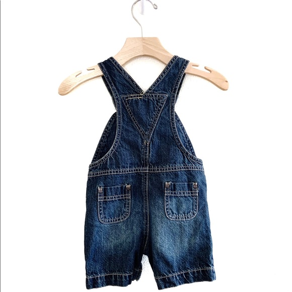 (SOLD) Oshkosh B’gosh Baby Boy Distressed Shortall - Picture 6 of 6